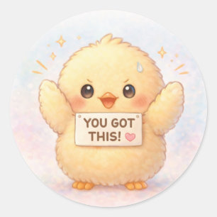 Je Krijgt Dit Alma Schattig Kuiken Sticker
