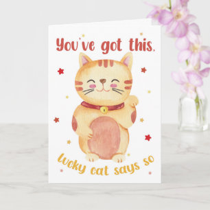 Je Krijgt Dit – Lucky Cat Goed Geluk Kaart