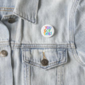 Je Krijgt Dit, Positieve Woorden Ronde Button 3,2 Cm (In situ)