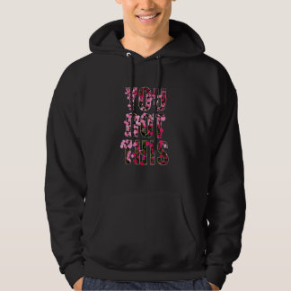 JE KRIJGT DIT Rode Roze Bloemen Met Bloemblaadjes Hoodie