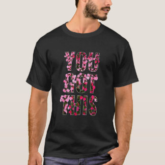 JE KRIJGT DIT Rode Roze Bloemen Met Bloemblaadjes T-shirt
