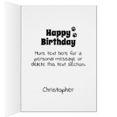 Je krijgt een betere pug Dog Birthday Card (Binnen (Rechts))