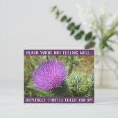 Je krijgt een goed Briefkaart (Staand voorkant)