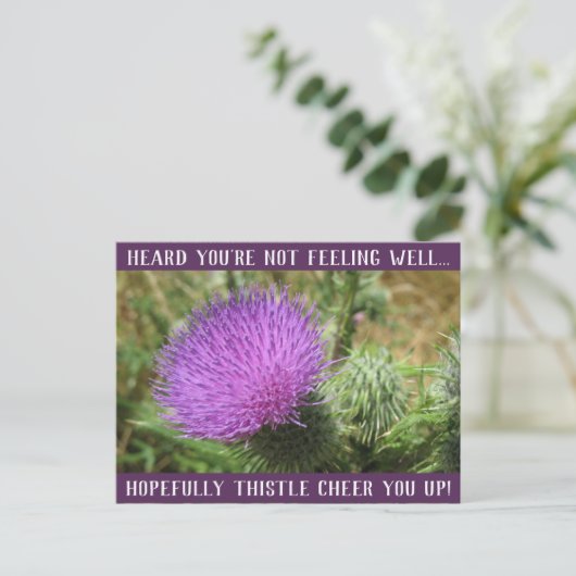 Je krijgt een goed Briefkaart (Staand voorkant)