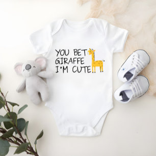Je krijgt Giraffe ik ben Cute Baby. Romper