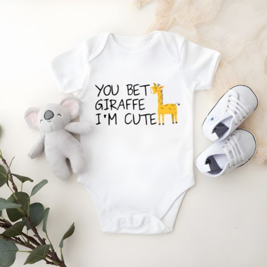 Je krijgt Giraffe ik ben Cute Baby. Romper