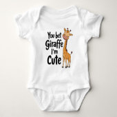 Je krijgt Giraffe ik ben Cute. Romper (Voorkant)