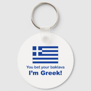 Je krijgt je Baklava Sleutelhanger