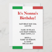 Je krijgt je Cannoli en het is tijd om te feesten Kaart (Achterkant)