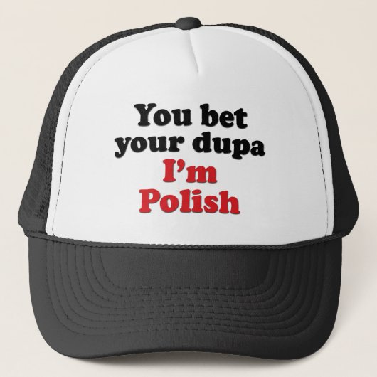Je krijgt je duim ik ben Pools Trucker Pet (Voorkant)