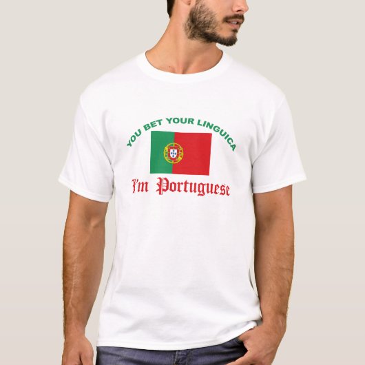 Je krijgt je Linguica T-shirt (Voorkant)