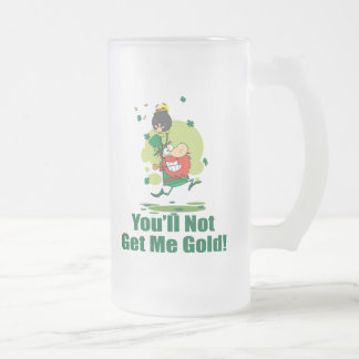 Je krijgt me geen goud matglas bierpul