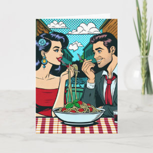 Je krijgt me   Romantische woordspeling Flirty Kaart