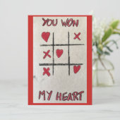 Je krijgt mijn hart - Valentijnsdag kaart (Staand voorkant)