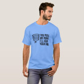 JE KRIJGT MIJN PORK OP JE RIB. T-SHIRT (Voorkant volledig)
