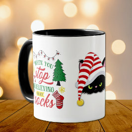 Je krijgt Socks Angry Cat Kerstmis Mok