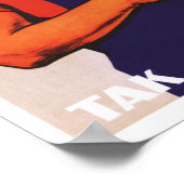 "Je krijgt waar je voor werkt" Sovjet-Poster Poster (Hoek)