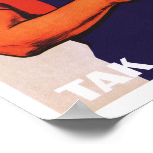 "Je krijgt waar je voor werkt" Sovjet-Poster Poster (Hoek)