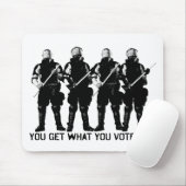 Je krijgt wat je voor Mousepad stemt Muismat (Met muis)