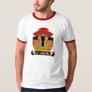 Je Kung Foos is een zwak T-shirt