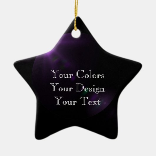 Je kunst toevoegen - je eigen Creëer Keramisch Ornament (Voorkant)