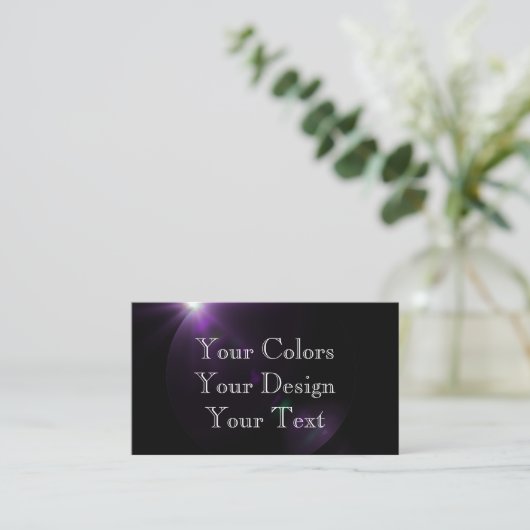 Je kunst toevoegen - je eigen Creëer Visitekaartje (Staand voorkant)