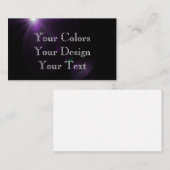 Je kunst toevoegen - je eigen Creëer Visitekaartje (Voorkant / Achterkant)