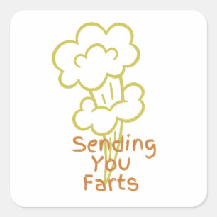 Je kunst versturen vierkante sticker