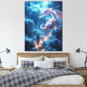 Je kunt alles bereiken! canvas afdruk (Insitu (Slaapkamer))