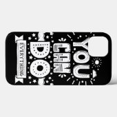 Je kunt alles doen Case-Mate iPhone case (Achterkant (horizontaal))