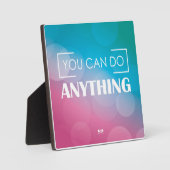 Je kunt alles doen fotoplaat (Voorkant)