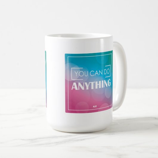 Je kunt alles doen koffiemok (Voorkant rechts)