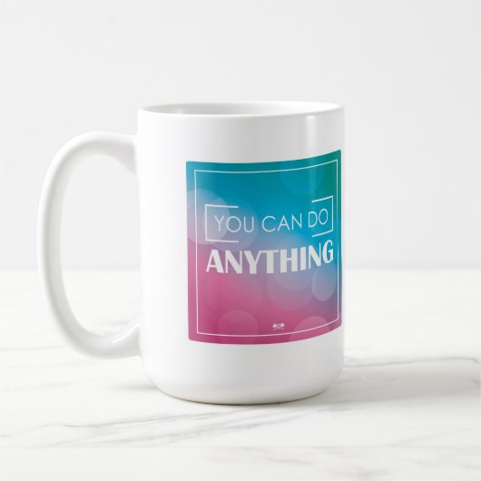 Je kunt alles doen koffiemok (Links)