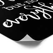 Je kunt alles doen, maar niet alles. poster (Hoek)