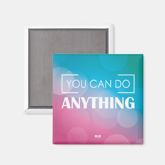 Je kunt alles doen magneet (Voorkant / Achterkant)