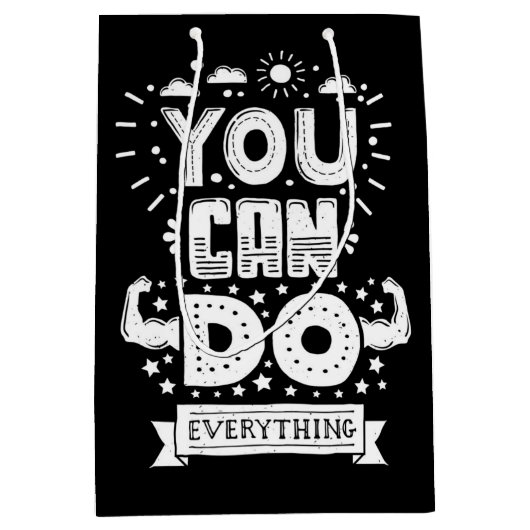 Je kunt alles doen medium cadeauzakje (Voorkant)