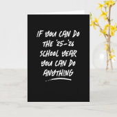 Je kunt alles doen met zwart-wit afstuderen kaart (Gele Bloem)