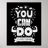 Je kunt alles doen poster (Voorkant)