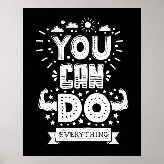 Je kunt alles doen poster (Voorkant)