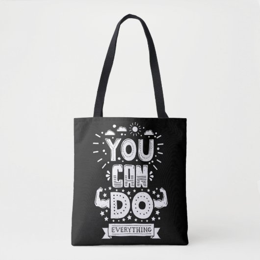 Je kunt alles doen tote bag (Voorkant)
