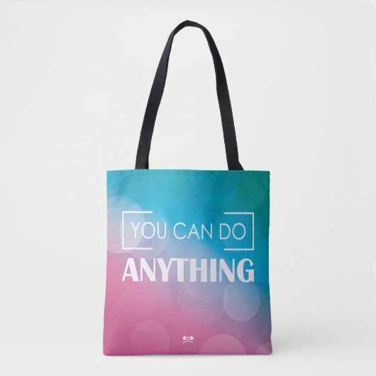 Je kunt alles doen tote bag (Voorkant)