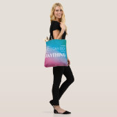 Je kunt alles doen tote bag (Op model)
