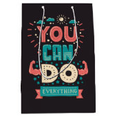 Je kunt alles doen wat kleurrijk is medium cadeauzakje (Voorkant)