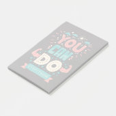 Je kunt alles doen wat kleurrijk is post-it® notes (Schuin)