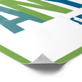 Je kunt alles Kunst voor kinderkamer Poster (Hoek)