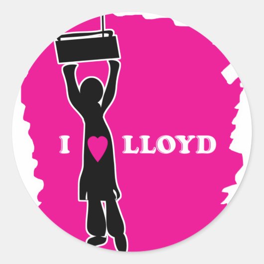 Je kunt alles zeggen ronde sticker (Voorkant)