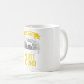 Je kunt altijd hoop vinden in Plott Hound Dog Eyes Koffiemok (Voorkant rechts)