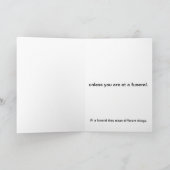 Je kunt altijd zeggen: "Het spijt me" Kaart (Binnen)