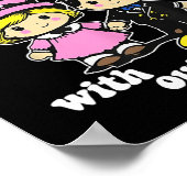 Je kunt autisme niet spellen zonder U + I Poster (Hoek)