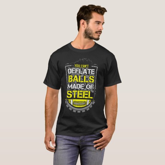 Je kunt bakken van staal trappenhuis naar t-shirt (Voorkant volledig)